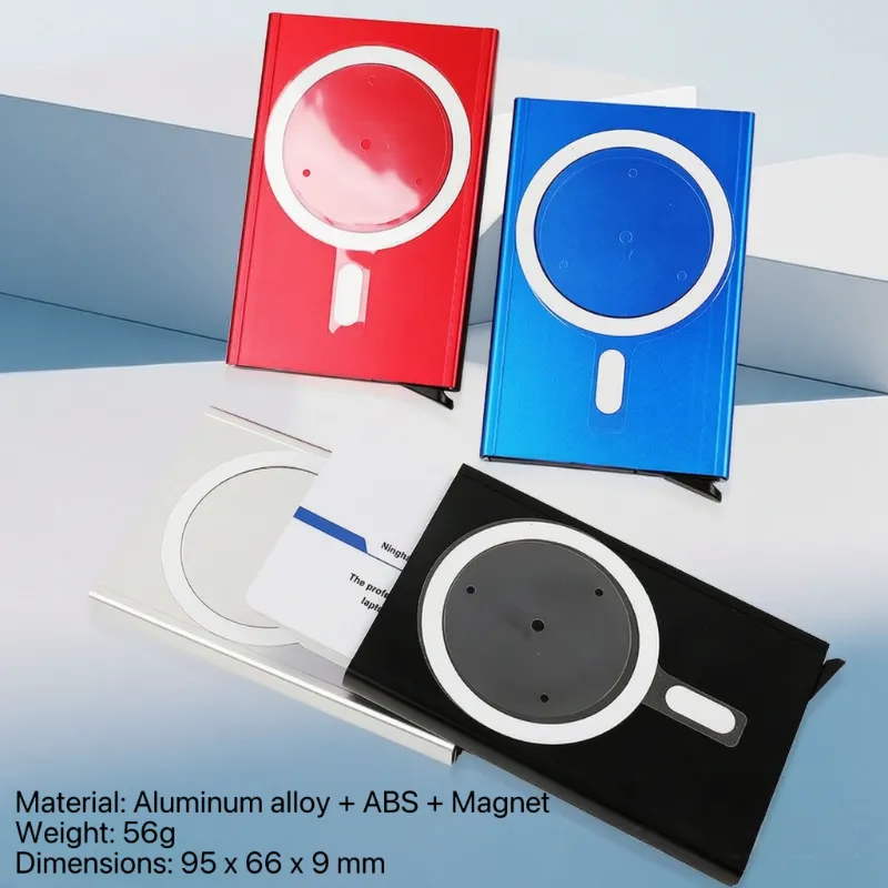 Магниттик алюминий Auto Pop-Up карта ээси